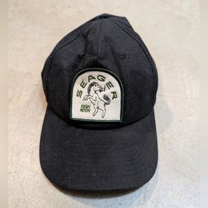 Seager Hemp High Noon Hat Snap Back Black